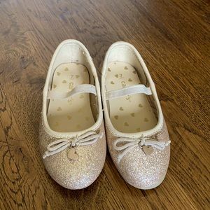 Carter’s Gold Flats toddler size 7